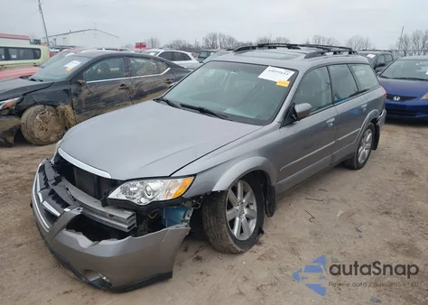 2008 Subaru Outback 2.5I Limited/2.5I Limited L.l. Bean Edition from USA, damaged, VIN 4S4BP62C987326859